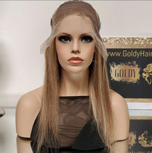 Load image into Gallery viewer, 100% Human Hair TRANSPARENT Lace Front Balayage Wig, 16"-18"