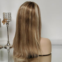 Load image into Gallery viewer, 100% Human Hair TRANSPARENT Lace Front Balayage Wig, 16"-18"