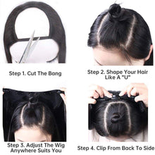 Load image into Gallery viewer, 100% Human Hair - U-Part Wig - 20"