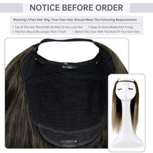 Load image into Gallery viewer, 100% Human Hair - U-Part Wig - 20"