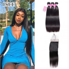 Load image into Gallery viewer, 100% Human Hair - 3 Bundles 26", 26" 26" + 24" Closure