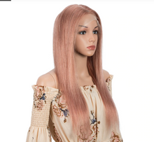 Load image into Gallery viewer, 100% Human Hair Lace Front Pink-Blonde Wig 20" Inches