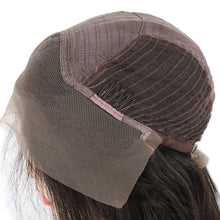 Load image into Gallery viewer, 100% Human Hair Lace Front Wig, Straight Color: #1b-30 side part 22" inches