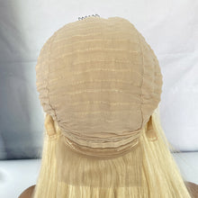 Load image into Gallery viewer, 100% Human Hair TRANSPARENT Lace front Blonde Wig 28" inches