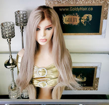 Load image into Gallery viewer, 100% Human Hair TRANSPARENT Lace Front Wig 22"
