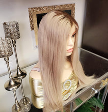 Load image into Gallery viewer, 100% Human Hair TRANSPARENT Lace Front Wig 22"

