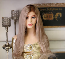 Load image into Gallery viewer, 100% Human Hair TRANSPARENT Lace Front Wig 22"
