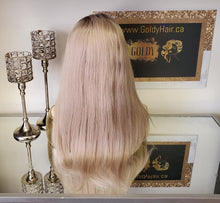 Load image into Gallery viewer, 100% Human Hair TRANSPARENT Lace Front Wig 22"
