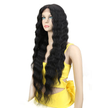 Load image into Gallery viewer, Transparent Lace Front Synthetic Wig 30"
