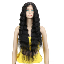 Load image into Gallery viewer, Transparent Lace Front Synthetic Wig 30"
