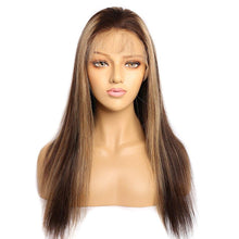 Load image into Gallery viewer, 100% Human Hair TRANSPARENT Lace Front Wig, 20"
