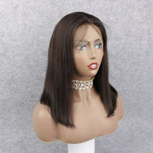 Load image into Gallery viewer, 100% Human Hair Lace Front Wig 16"
