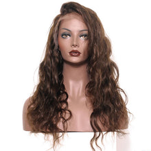 Load image into Gallery viewer, 100% Human Hair TRANSPARENT Lace Front Body Wave Wig 14"
