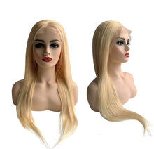 Load image into Gallery viewer, 100% Human Hair "TRANSPARENT" Lace Front Blonde Wig, 24" inches
